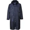 Image de Manteau Long De Pluie Imperméable S438 Bleu Foncé 4xl