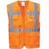 Image de Gilet Haute-visibilité Meshair Athène C376 Orange S