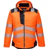 Image de Parka Haute-visibilité Pw3 T400 Noir/orange S