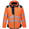 Image de Portwest, Veste de travail, Veste de pluie haute visibilité avec capuche orange XL (XL)