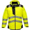 Image de Portwest, Veste de travail, Veste de pluie haute visibilité avec capuche jaune XL (XL)