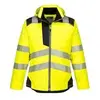 Image de Portwest, Garçons, Vestes de pluie, Veste de pluie haute visibilité avec capuche jaune XS, Jaune, Noir, (XS)