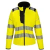 Image de Softshell Pw3 Haute Visibilité Pour Femme Pw38 Noir/jaune S