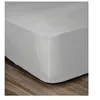 Image de LOVELY HOME Drap Housse 100% coton 160x200x25 cm gris clair