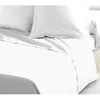 Image de LOVELY HOME Drap Plat 100% coton 180x290 cm blanc