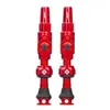 Image de Valves - Tubeless - Big Bore Lite - Rouge - 2XL - Pour gonflage maximal - Vélo - VTT - Muc-Off
