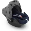 Image de Dooky, Siège-auto : accessoires, Hoody avec protection UV, Grey Stars