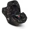 Image de Dooky, Siège-auto : accessoires, Housse de siège-auto pour bébé - Leaves Black