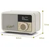 Image de Roberts Revival Petite 2 (DAB, DAB+ DAB, FM, Bluetooth), Radio, Beige, Gris