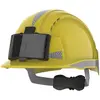 Image de Jsp, Casque + charlotte, Casque de protection industrielle EVOLite EN 397 Revolution à visière pivotante couleur jaune (53 - 64 cm)