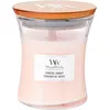 Image de Bougie parfumée coucher de soleil petit modèle - Woodwick - Rose -