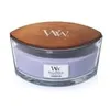 Image de Bougie Ellipse lavande relaxante - Woodwick - Violet -