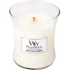Image de WoodWick, Bougie parfumée, White Tea & Jasmin (275 g)