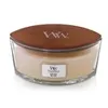 Image de Bougie Ellipse miel blanc - Woodwick - Blanc -