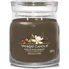 Image de Yankee Candle, Bougie parfumée, Duftkerze Vanilla Bean Espresso Signature Medium Jar