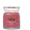 Image de Bougie signature cerise griotte modèle moyen - Yankee Candle - Rose - Verre