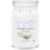 Image de Bougie signature coton frais grand modèle - Yankee Candle - Blanc - Verre