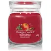 Image de Yankee Candle Red Apple Wreath Signature Jar Bougie parfumée 1000 g