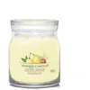 Image de Bougie signature limonade glacée modèle moyen - Yankee Candle - Jaune - Verre