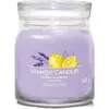 Image de Yankee Candle, Bougie parfumée, Duftkerze Lemon Lavender Signature Medium Jar