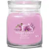 Image de Yankee Candle, Bougie parfumée, Duftkerze Wild Orchid Signature Medium Jar