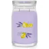 Image de Yankee Candle, Bougie parfumée, Bougie parfumée Lemon Lavender Signature Large Jar (567 g)