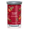 Image de Yankee Candle Red Apple Wreath Signature Large Tumbler Bougie parfumée 1000 g