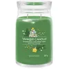 Image de Bougie signature Sapin de Noël grand modèle - Yankee Candle - Vert - Cire