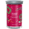 Image de Yankee Candle, Bougie parfumée, Bougie parfumée Sparkling Winterberry Signature Large Tumbler (567 g)