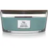Image de WoodWick, Bougie parfumée, Bougie parfumée Evergreen Cashmere Ellipse