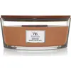 Image de WoodWick, Bougie parfumée, Duftkerze Santal Myrrh Ellipse (453.60 g)