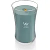 Image de WoodWick, Bougie parfumée, Bougie parfumée Evergreen Cashmere Large Jar (609 g)