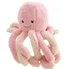 Image de Animal en peluche poulpe 23,6 pouces - Rose