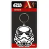 Image de Pyramid, Porte-clés, Porte-clés en caoutchouc Star Wars Stormtrooper 6 cm, Noir