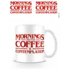 Image de Universal Textiles Stranger Things mug Coffee and Contemplation, Tasse, Rouge, Blanc, Multicolore