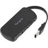 Image de Targus Ach114eu (USB-A, 4 ports), Station d’accueil + hub USB, Noir