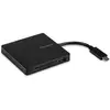 Image de Targus USB-C vers 3xUSB-A & 1xUSB-C actif (USB-C, 4 ports), Station d'accueil + hub USB, Noir