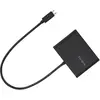 Image de Targus USB-C vers (USB-C, 2 ports), Station d'accueil + hub USB, Noir