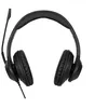 Image de Targus AEH102GL - Micro-casque - sur-oreille - convertible - filaire - USB-A - isolation acoustique - noir