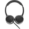 Image de Targus Casque stéréo sans fil (Filaire, Sans fil, USB-C), Casque micro de bureau, Noir