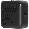 Image de Targus 65W GanCharger-Multi port- travel adapt (65 W, 2 ports), Chargeur USB, Noir