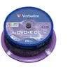 Image de Verbatim - 25 x DVD+R DL - 8.5 Go 8x - argent mat - spindle