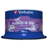 Image de Verbatim - 50 x DVD+R DL - 8.5 Go (240 minutes) 8x - argent mat - spindle
