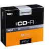 Image de Intenso - 10 x CD-R - 700 Mo (80 min) 52x - surface imprimable par jet d'encre - boîtier CD étroit