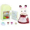 Image de Figurine Maman Lapin Chocolat et réfrigérateur Sylvanian Families