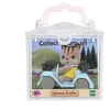 Image de Playset Sylvanian Families Valisette Bébé écureuil en voiture