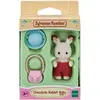 Image de Sylvanian Families Bébé lapin en chocolat