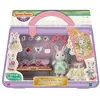 Image de Playset Sylvanian Families La valisette de mode et grande soeur lapin neige