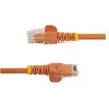 Image de StarTech 3m Orange Snagless UTP Cat6 Patch Cable (CAT6, 3 m), Câble réseau