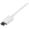 Image de StarTech 1m Blanc Câble Micro USB - A vers Micro B (1 m, USB 2.0), Câble USB
